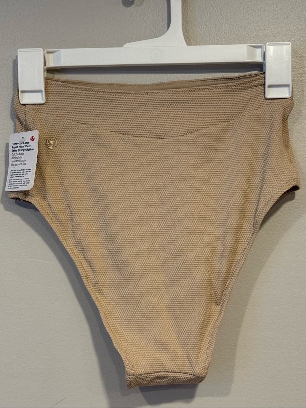Lululemon NWT Honeycomb Dip Super High-Waist Extra Skimpy Bikini Bottom Small